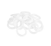 YOKIVE 20 Pcs Silicone O-Ring, 13mm ID, 19mm OD, 3mm Width, Universal Leakproof Seal Gasket, Great for Plumbing Repair, Automotive Engine (White)