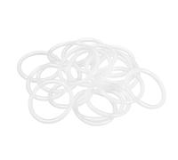 YOKIVE 20 Pcs Silicone O-Ring, 26mm ID, 32mm OD, 3mm Width, Universal Leakproof Seal Gasket, Great for Plumbing Repair, Automotive Engine (White)