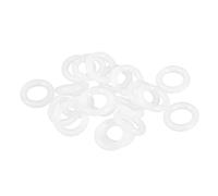 YOKIVE 20 Pcs Silicone O-Ring, 7mm ID, 13mm OD, 3mm Width, Universal Leakproof Seal Gasket, Great for Plumbing Repair, Automotive Engine (White)