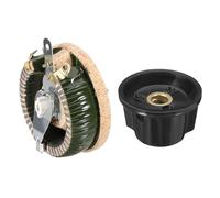 YOKIVE 200W 1 Ohm Rheostat, Ceramic Rheostat Adjustable Resistor High Power Wirewound Potentiometer Variable Resistor with Variable Control Knob Cover