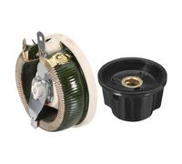 YOKIVE 200W 10 Ohm Rheostat, Ceramic Rheostat Adjustable Resistor High Power Wirewound Potentiometer Variable Resistor with Variable Control Knob Cover