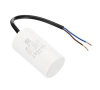 YOKIVE 20uF CBB60 Capacitor with 2 Wires, AC 450V(White, 73x40mm)