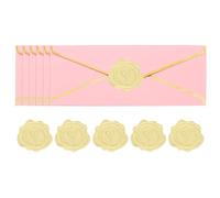 YOKIVE 25 Pcs #10 Business Envelopes with Gold Border, V Flap Standard Mailing Envelopes with Gold Stickers, Great for Letter Mailing Check Wedding Invitations, Pink