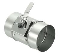 YOKIVE 3.9-inch HVAC Duct Manual Volume Backdraft Damper, Galvanized Iron Airflow Ducting Branch Vent Damper Air Control Valve with Adjustment Handle, Great for Range Hoods, HVAC