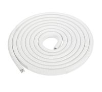 YOKIVE 3 Meter Rubber Edge Trim with Metal Clips, U Channel Edge Guard Protector PVC Weather Stripping Fit 1.2 to 6.4 mm for Cars Doors Fenders Ships Mirror Frames, White
