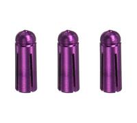 YOKIVE 3 Pcs Dart Flight Protectors, Indoor Outdoor Aluminum Alloy Dart Accessory Wing Savers | Home, Club, Steel and Plastic Flights (Purple)