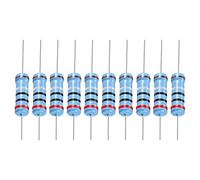 YOKIVE 30 PCS Metal Film Resistors, 2 Ohm Resistor with 2W 1% Tolerance, Lead, Good for DIY Electronic Projects (5 Color Bands, 15.5+/-1mm)