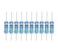 YOKIVE 30 PCS Metal Film Resistors, 560 Ohm Resistor with 2W 1% Tolerance, Lead, Good for DIY Electronic Projects (5 Color Bands, 15.5+/-1mm)