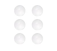 YOKIVE 30mm Dia 65mm Focal LED Optical Glass Flat Convex Lens,6.7mm 6Pcs | Focusing LED Convex Without Edge,High Borosilicate Glass Material for Flashlight Car Bike Head Lamp Spotlight