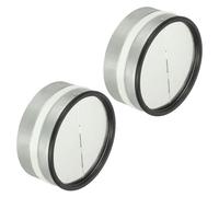 YOKIVE 4.9-inch Backdraft Damper Shutter, 2 Pcs Inline Spring Loaded Blocker Dryer Duct Damper, Great for Retrofitting Ducting Preventing Unwanted Drafts in Metal Ducts (Silver Tone)
