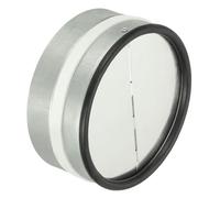 YOKIVE 4.9-inch Backdraft Damper Shutter, Inline Spring Loaded Blocker Dryer Duct Damper, Great for Retrofitting Ducting Preventing Unwanted Drafts in Metal Ducts (Silver Tone)