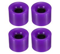 YOKIVE 4 Pcs Skateboard Wheels, 78A Skate Scooters Replacement, Great for Skateboarding, Outdoor Street Sports (Purple, 60mm OD)