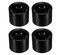 YOKIVE 4 Pcs Skateboard Wheels, 78A Skate Scooters Replacement, Great for Skateboarding, Outdoor Street Sports (Black, 60mm OD)