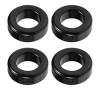 YOKIVE 4 Pcs Toroid Core, Ferrite Chokes Ring Iron Powder Inductor Ferrite Rings, Good for Power Transformers (Black Gray, 20.5mm x 12.2mm x 6.5mm)