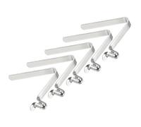 YOKIVE 5 Pcs Kayak Paddle Snaps, Pole Push Button Spring Clip Steel Hollow Button Locking Tubes Single Pin Great for Camping, Umbrellas (Silver, 0.26x0.16-Inch)