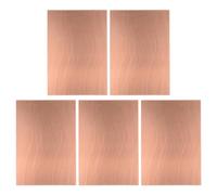 YOKIVE 5 Pcs PCB Paper Clad Board, Single Side Circuit Boards (Brown, 70mmx150mmx1.5mm)