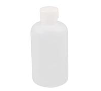 YOKIVE 5 Pcs Plastic Reagent Bottle, Small Mouth Container with Screw Cap Storage Liquids, Great for Laboratory Chemistry Use(Clear White, 100ml)