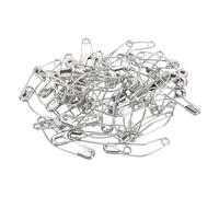 YOKIVE 50 Pcs Curved Safety Pins, Nickel Plated Quilting Pins | Fastening Clothes, Great for Crafting, Quilting, Knitting, Sewing (Silver Tone, 1.5-Inch)