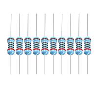 YOKIVE 50 PCS Metal Film Resistors, 2K Ohm Resistor with 1/2W 1% Tolerance, Lead, Good for DIY Electronic Projects (5 Color Bands, 9±1mm)