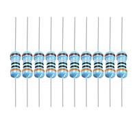 YOKIVE 50 PCS Metal Film Resistors, 3 Ohm Resistor with 1/2W 1% Tolerance, Lead, Good for DIY Electronic Projects (5 Color Bands, 9±1mm)