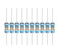YOKIVE 50 PCS Metal Film Resistors, 330 Ohm Resistor with 1/2W 1% Tolerance, Lead, Good for DIY Electronic Projects (5 Color Bands, 9±1mm)