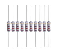 YOKIVE 50 Pcs Metal Oxide Film Resistors, Axis Lead Resistor, Keep Normal Circuit Operation, Great for Electric Power Equipment (Grey, 1W, 120 Ohm)