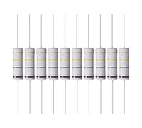 YOKIVE 50 Pcs Metal Oxide Film Resistors, Axis Lead Resistor, Keep Normal Circuit Operation, Great for Electric Power Equipment (Grey, 5W, 100K Ohm)