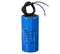 YOKIVE 50uF CBB60 Running Capacitor, Run Capacitor with 2 Wires, AC 450V Start Up Motors, Great for Air Compressors, Pumps (Blue, 100x50mm)