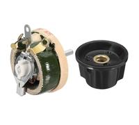YOKIVE 50W 100 Ohm Rheostat, Ceramic Rheostat Adjustable Resistor High Power Wirewound Potentiometer Variable Resistor with Variable Control Knob Cover