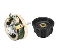 YOKIVE 50W 1000 Ohm Rheostat, Ceramic Rheostat Adjustable Resistor High Power Wirewound Potentiometer Variable Resistor with Variable Control Knob Cover