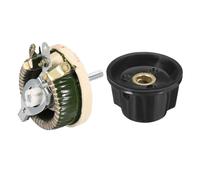 YOKIVE 50W 2 Ohm Rheostat, Ceramic Rheostat Adjustable Resistor High Power Wirewound Potentiometer Variable Resistor with Variable Control Knob Cover