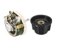 YOKIVE 50W 50 Ohm Rheostat, Ceramic Rheostat Adjustable Resistor High Power Wirewound Potentiometer Variable Resistor with Variable Control Knob Cover