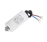 YOKIVE 5uF CBB60 Running Capacitor, Run Capacitor with 2 Wires Screw, AC 450V Start Up Motors, Great for Air Compressors, Pumps (White, 65x35mm)