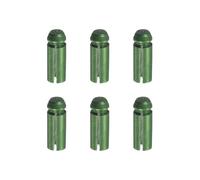 YOKIVE 6 Pcs Dart Flight Protectors, Indoor Outdoor Aluminum Alloy Dart Accessory Wing Savers | Home, Club, Steel and Plastic Flights (Green)