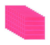 YOKIVE 6 Pcs Reflective Stickers, Waterproof Adhesive Caution Tape Strips, Great for Outdoor, Traffic, Daily Use (Pink, 4.5x1-Inch)