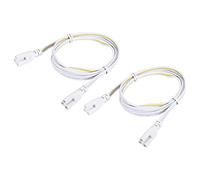 YOKIVE 6 Pcs T5 T8 LED Tube Connector Cable, Extendable Cord with Double End Connect Light Tubes, Great for LED Integrated Tubes (White, 3.28-Feet)