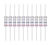 YOKIVE 60 Pcs Metal Oxide Film Resistors, Axis Lead Resistor, Keep Normal Circuit Operation, Great for Electric Power Equipment (Grey, 2W, 2 Ohm)