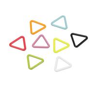 YOKIVE 60Pcs Stitch Markers for Crocheting, Metal Triangle Locking Stitch Needle Clip Counter, Great for Crocheting Knitting Sewing Handmade DIY Crafts