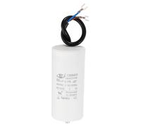 YOKIVE 60uF CBB60 Running Capacitor, Run Capacitor with 2 Wires Screw, AC 450V Start Up Motors, Great for Air Compressors, Pumps (White, 111x51mm)