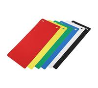 YOKIVE 6Pcs EVA Backdrop, Non-Reflective Photo Background | for Light Box Small Products Photography Studio (White/Black/Red/Green/Yellow/Blue, 19x8")