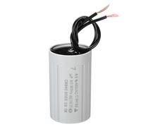 YOKIVE 7uF CBB60 Running Capacitor, Run Capacitor with 2 Wires, AC 450V Start Up Motors, Great for Air Compressors, Pumps (Silver, 60x35mm)