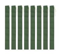 YOKIVE 8 Pcs Sand Bags for Flooding, Flooding Control Long Canvas Thickening Sand Bags with Elastic Band for Doors (Green, 6-Feet)