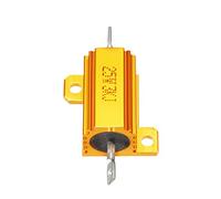 YOKIVE Aluminum Case Resistor, Office LED Converter Replacement Wirewound Resistance, Great for Daily Use (Gold, 25W 3K Ohm)