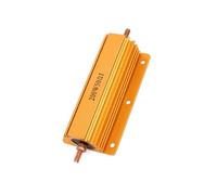 YOKIVE Aluminum Case Resistor, Office LED Converter Replacement Wirewound Resistance, Great for Daily Use (Gold, 200W 50 Ohm)