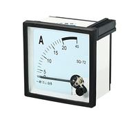 YOKIVE Analog Panel Ammeter, SQ72 Ampere Meter Current Tester, Great for Office, Art, Home, Daily Use (AC 0-20A)