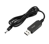 YOKIVE DC 5V to DC 9V USB Step Up Voltage Converter, 1m Black Cable for Routers, Car Driving Recorder, Camera