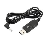 YOKIVE DC 5V to DC 9V USB Step Up Voltage Converter, 1m Black Power Cable, 6W 1A, Great for Routers, Car Driving Recorder, Camera