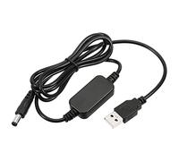 YOKIVE DC 5V to DC 9V USB Step Up Voltage Converter, Power Cable with DC Jack 5.5mm x 2.5mm, Great for Routers,Camera, Car Driving Recorder (Black, 12W 2A)