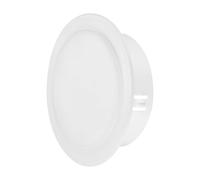 YOKIVE Hole Plug, PVC Round Tube Insert End Cap Replacement, Great for Protecting Pipes (White, 100mm OD)