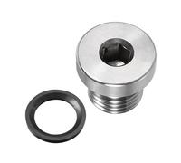 YOKIVE M14 x 1.5 Stainless Steel Pipe Plug, Internal Hex Head Socket Pipe Fitting | Pipe Accessories, Great for Terminate Pipe Ends (Silver)